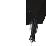 Dsquared² - Edgy Cotton Sweatshirt with Side Drawstring Detail - Black Dsquared²