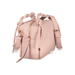 Valentino - Elegant Braided Handle Structured Handbag - Pink Mario Valentino