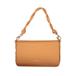 Valentino - Chic Braided Handle Textured Shoulder Bag - Tan Mario Valentino