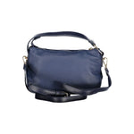 Valentino - Structured Textured Polyethylene Shoulder Bag - Navy Blue Mario Valentino