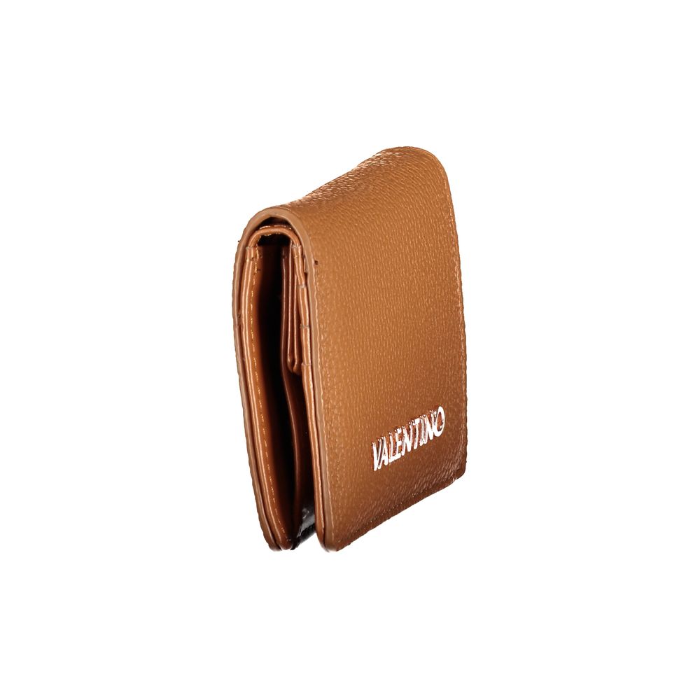 Valentino - Textured Polyethylene Bifold Wallet - Brown Mario Valentino