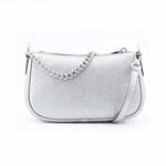 Michael Kors - Plush Faux Fur Chain Shoulder Bag - Grey Michael Kors