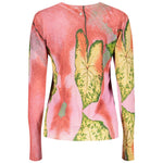 Desigual - Vibrant Botanical Print Long Sleeve Sweater - Pink Desigual