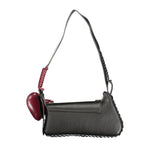 Desigual - Playful Polyethylene Shoulder Bag with Heart Charm - Black Desigual