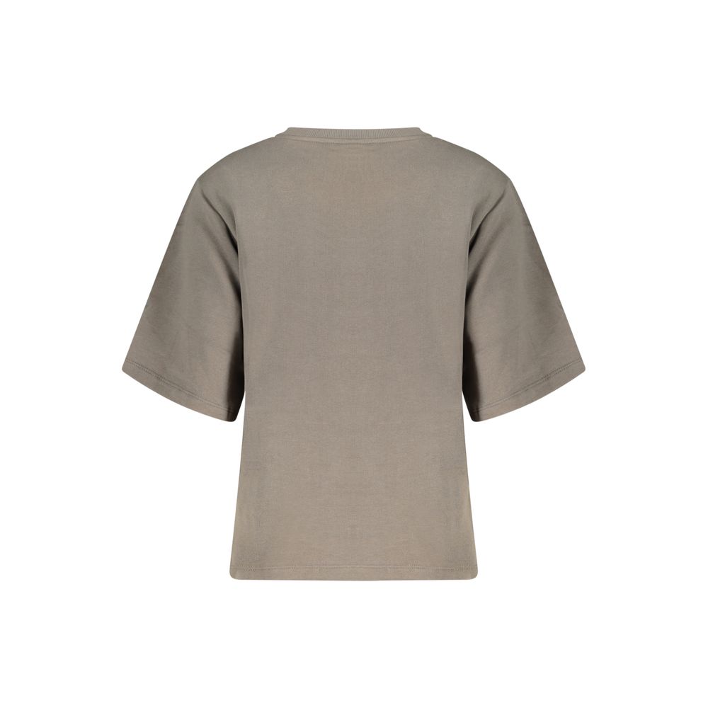 Desigual - Relaxed Cotton Embellished Logo Sweatshirt - Grey Desigual
