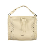 Desigual - Edgy Studded Woven Convertible Backpack - White Desigual