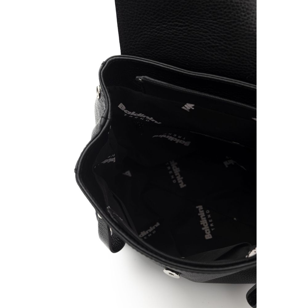 Baldinini Trend - Soft Convertible Cowhide Backpack - Black Baldinini Trend