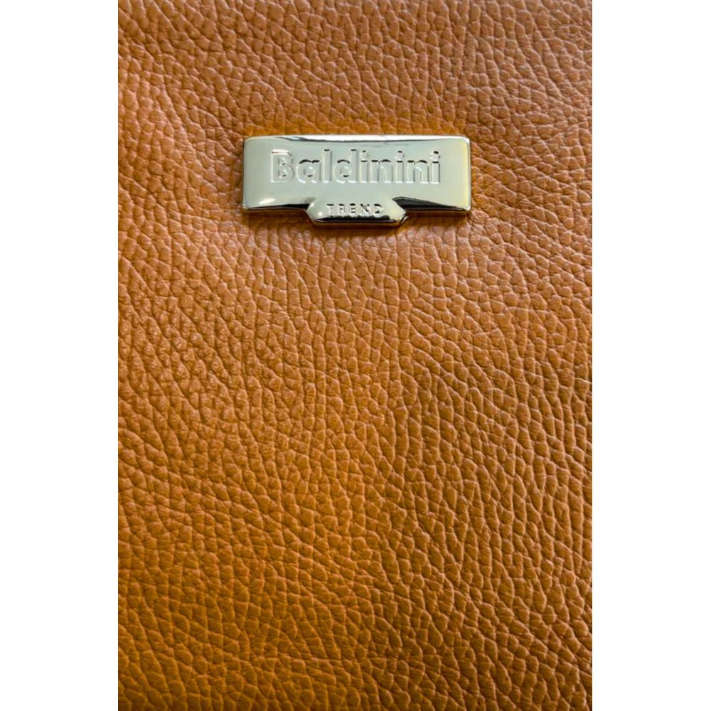 Baldinini Trend - Textured Cowhide Adjustable Crossbody Bag - Brown Baldinini Trend