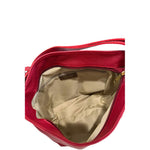 Baldinini Trend - Structured Textured Cowhide Shoulder Bag - Red Baldinini Trend