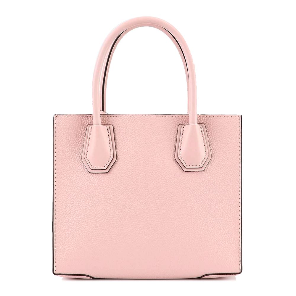 Michael Kors - Chic Structured Textured Tote Bag with Gold Charm - Powder Blush Michael Kors