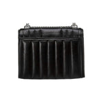 Michael Kors - Luxe Quilted Faux Fur Chain Shoulder Bag - Black Michael Kors