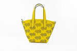 Michael Kors - Vibrant Perforated Vegan Leather 2-In-1 Tote Messenger Bag - Daffodil Michael Kors