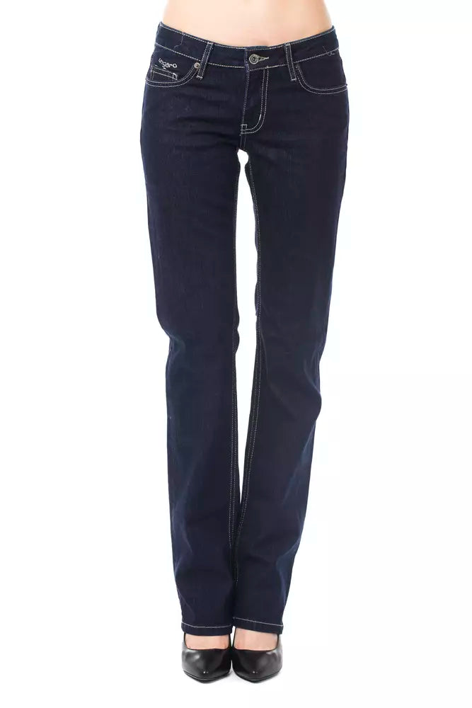 Ungaro Fever - Classic Dark Wash Regular Fit Bootcut Jeans - Blue Ungaro Fever