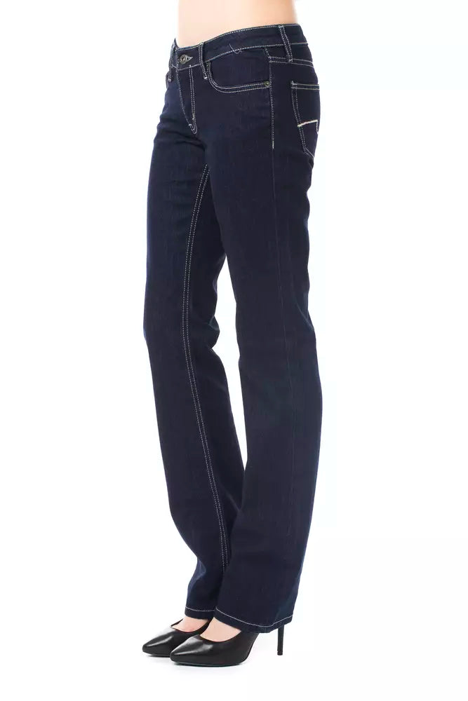 Ungaro Fever - Classic Dark Wash Regular Fit Bootcut Jeans - Blue Ungaro Fever
