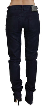 Just Cavalli - Edgy Low Waist Slim Fit Skinny Jeans - Black Just Cavalli