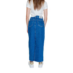 Calvin Klein Jeans - Contemporary High-Rise Denim Maxi Skirt - Blue Calvin Klein Jeans