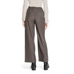 Only - Effortless High-Waist Wide Leg Palazzo Pant - Grey Only