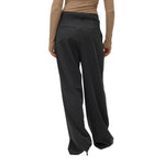 Vero Moda - Sophisticated Wide Leg Pinstripe Trousers - Grey Vero Moda
