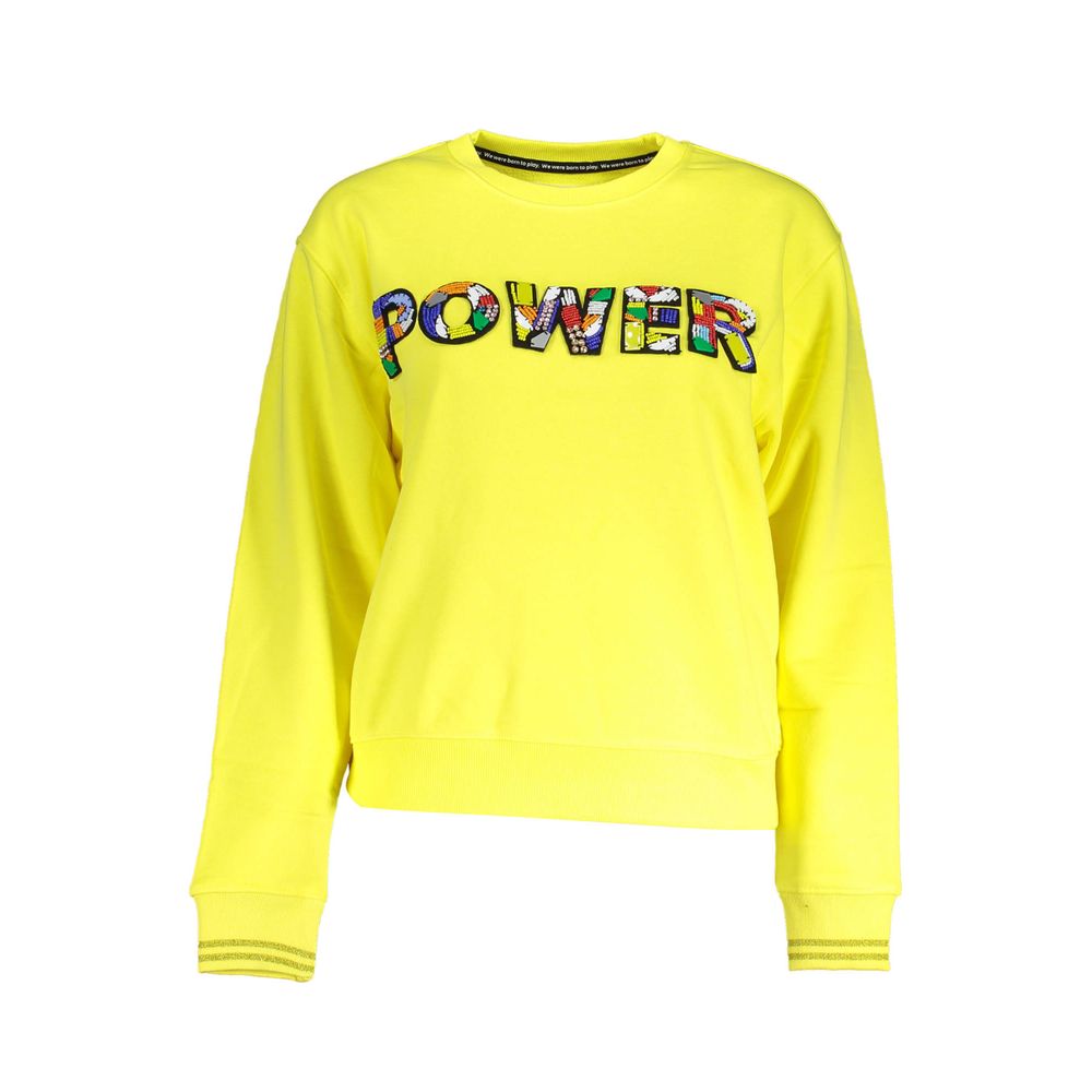 Desigual - Bold Power Graphic Cotton Sweatshirt - Yellow Desigual