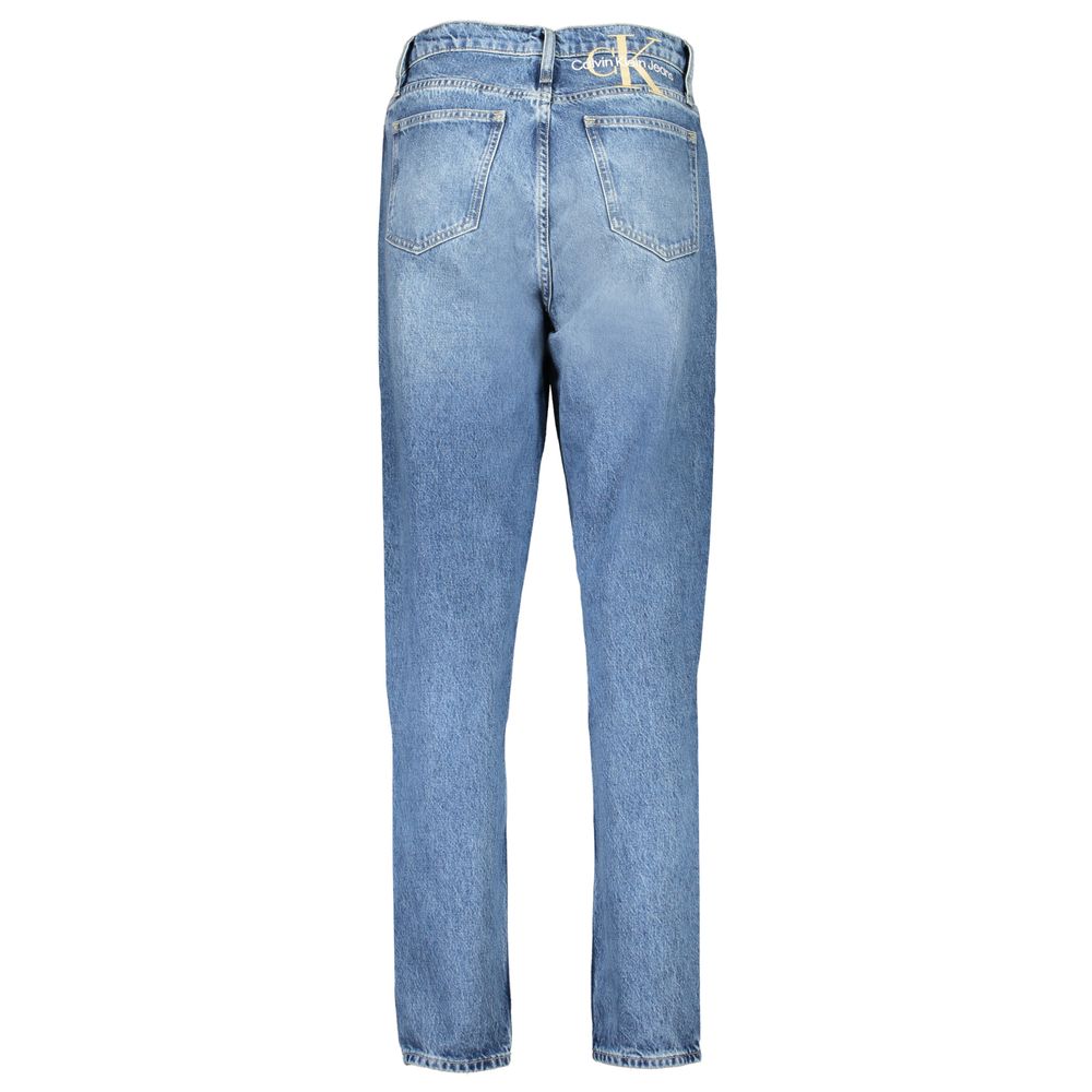 Calvin Klein - Classic High-Rise Washed Mom Jeans - Blue Calvin Klein