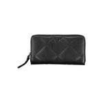 Calvin Klein - Sleek Quilted RFID Blocking Zip Wallet - Black Calvin Klein