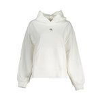 Calvin Klein - Relaxed Brushed Cotton Pullover Hoodie - White Calvin Klein