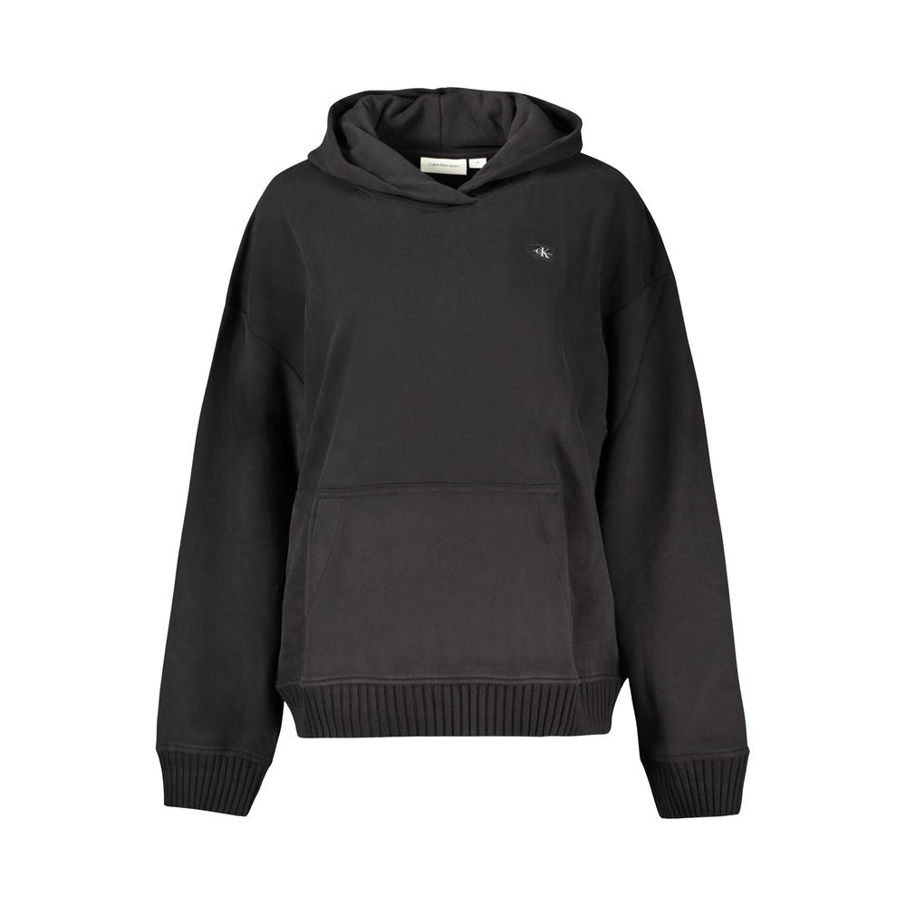 Calvin Klein - Sleek Organic Cotton Relaxed Hoodie - Black Calvin Klein