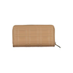 Calvin Klein - Polished Quilted Zip-Around Wallet with RFID Block - Beige Calvin Klein
