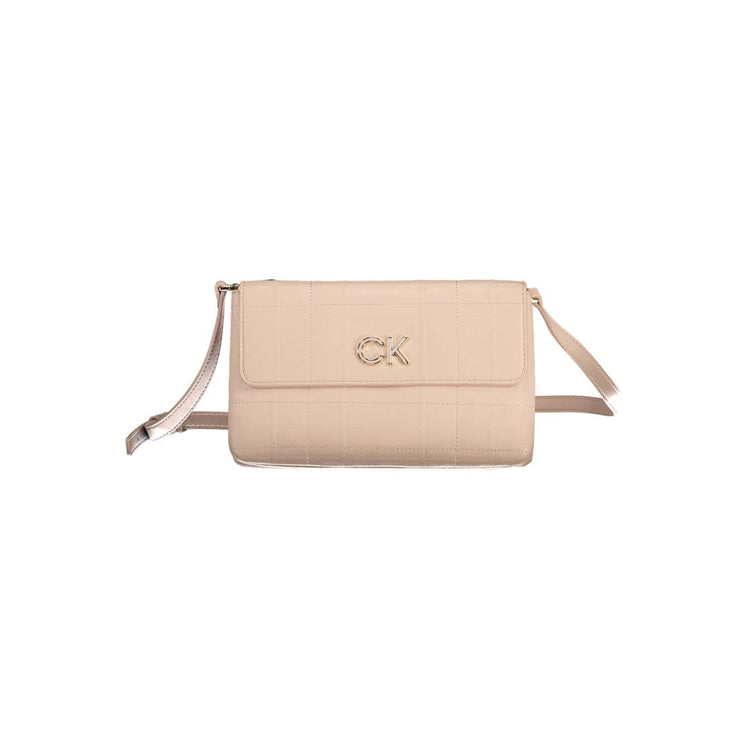 Calvin Klein - Sleek Quilted Crossbody Bag with Removable Strap - Pink Calvin Klein