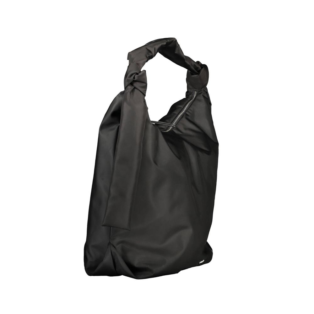 Calvin Klein - Modern Knotted Handle Recycled Polyester Shoulder Bag - Black Calvin Klein