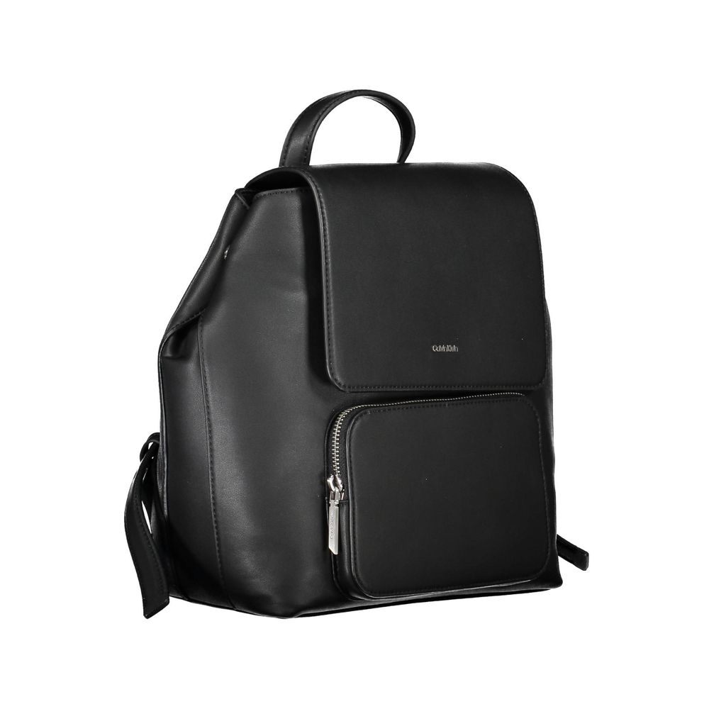 Calvin Klein - Sleek Recycled Polyester Backpack - Black Calvin Klein