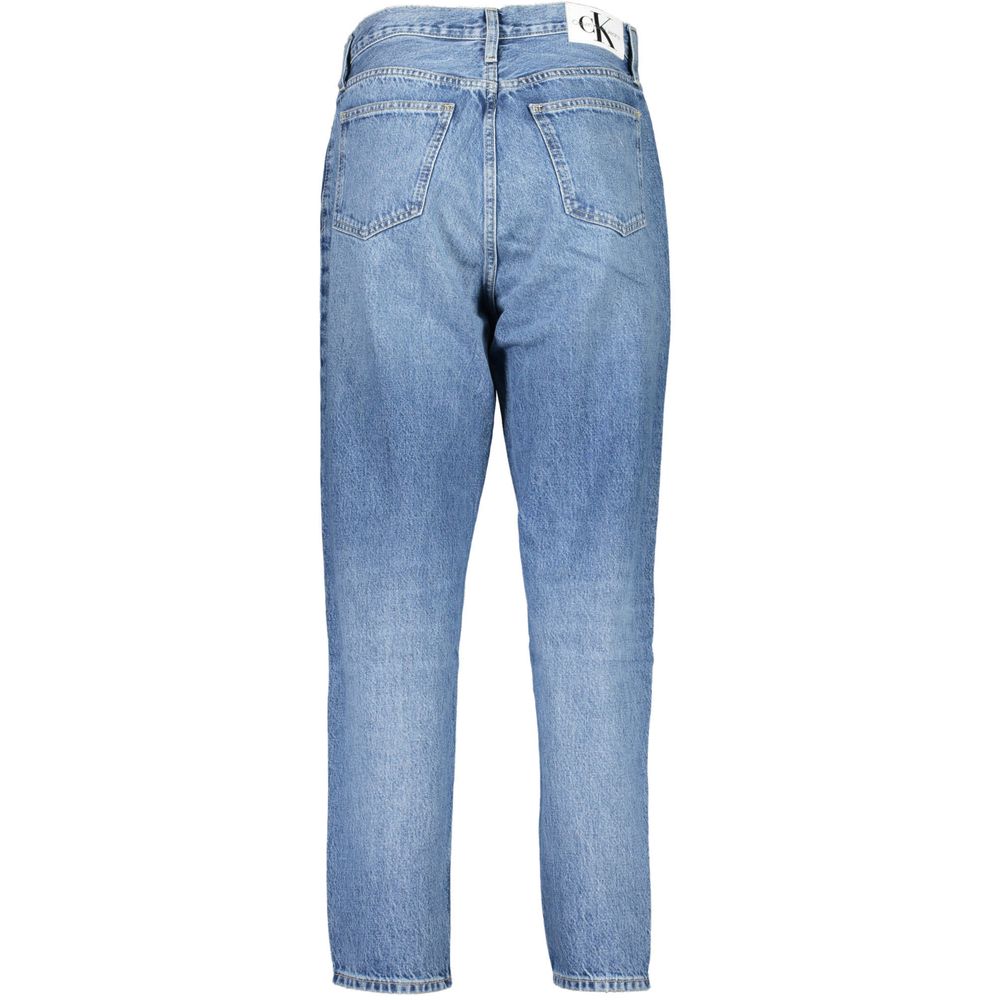 Calvin Klein - Effortless High-Rise Mom Jeans - Medium Blue Calvin Klein