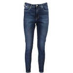 Calvin Klein - High-Rise Super Skinny Ankle Jean - Blue Calvin Klein