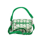 Desigual - Playful Floral Polyethylene Handbag with Knotted Handle - Green Desigual
