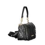 Valentino - Geometric Quilted Chain Shoulder Bag - Black Mario Valentino