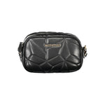 Valentino - Sleek Geometric Quilted Polyethylene Shoulder Bag - Black Mario Valentino