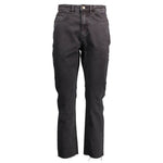 Desigual - Bold High-Rise Flare Jeans with Embroidery - Black Desigual