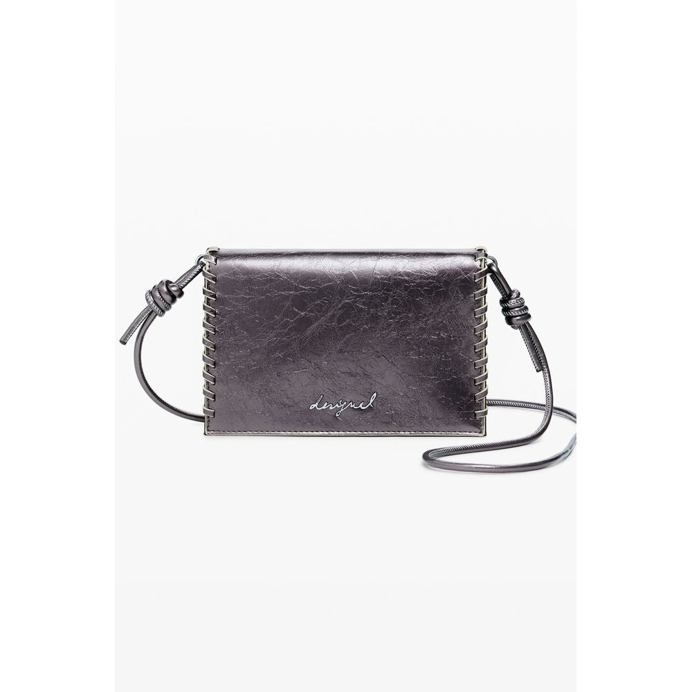 Desigual - Edgy Textured Convertible Mini Bag Wallet - Bronze Desigual