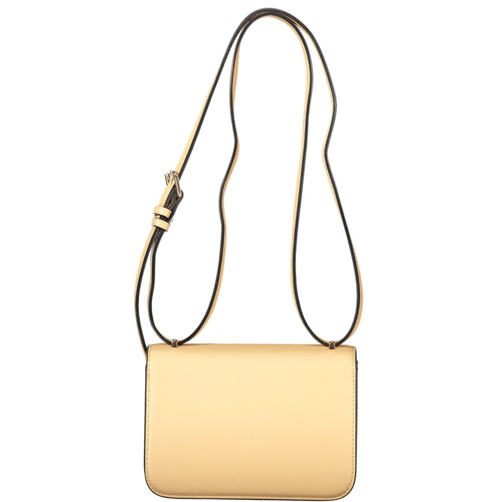 Valentino - Structured Minimalist Crossbody Handbag - Beige Mario Valentino