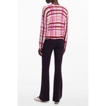 Desigual - Vibrant Pink Striped Viscose Sweater - Pink Desigual