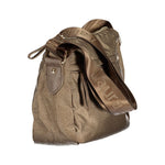 Laura Biagiotti - Polished Textured Lorde Shoulder Bag - Beige Laura Biagiotti
