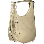 Laura Biagiotti - Elegant Quilted PVC Hobo Shoulder Bag - Beige Laura Biagiotti