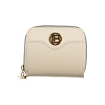 Laura Biagiotti - Chic Textured Zip-Around Wallet - Beige Laura Biagiotti