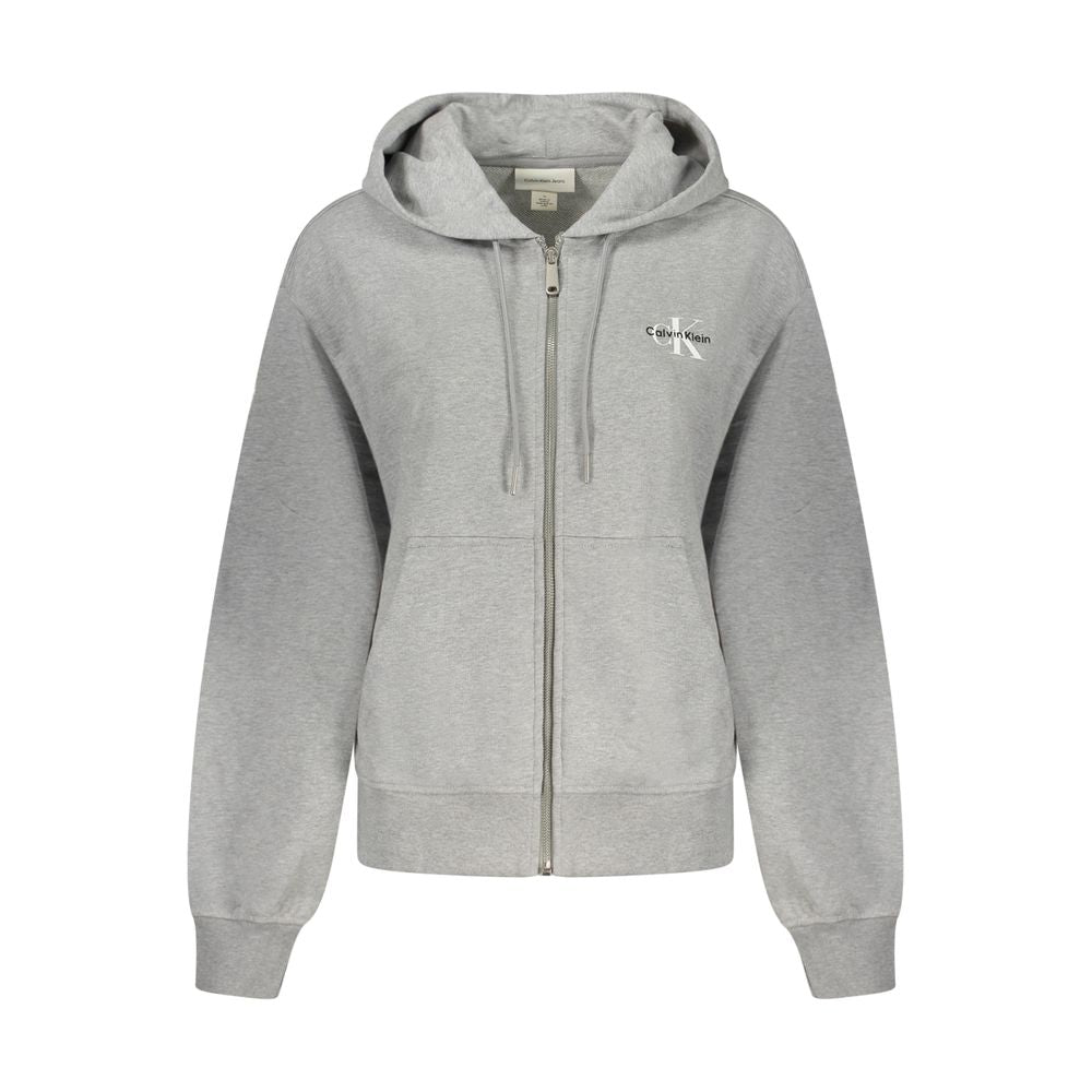 Calvin Klein - Classic Cotton Zip-Up Hoodie - Grey Calvin Klein