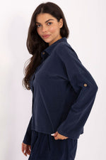  Langærmet skjorte model 220822 Italy Moda 