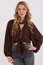  Langærmet skjorte model 223171 Italy Moda 