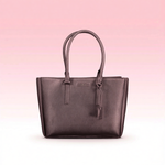 Calvin Klein - Sleek Textured Polyethylene Structured Shoulder Bag - Black Calvin Klein