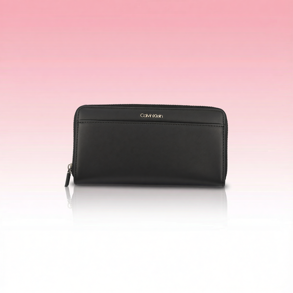 Calvin Klein - Elegant RFID Secure Zip Wallet - Black Calvin Klein