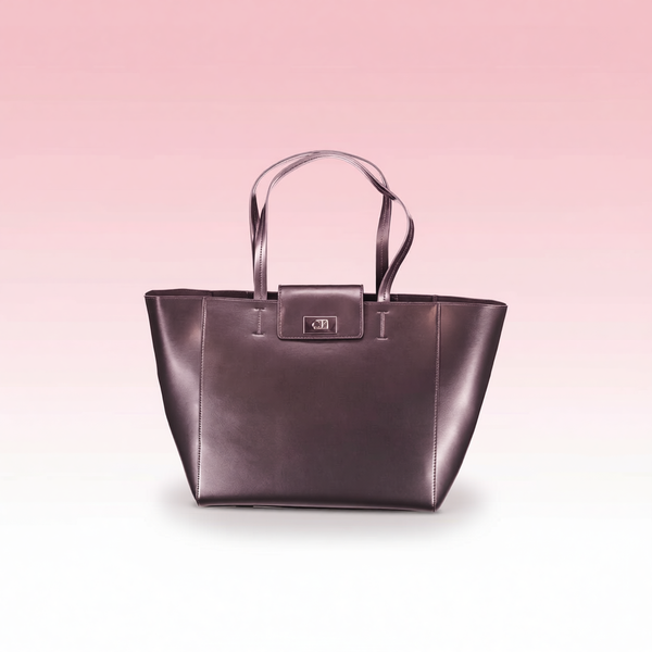 Calvin Klein - Sleek Structured Recycled Polyester Tote Bag - Black Calvin Klein