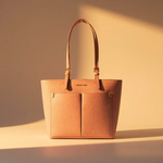 Michael Kors - Polished Textured Canvas Structured Tote Bag - Pink Michael Kors